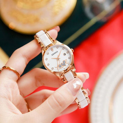 格玛仕手表女名牌防水正品简约气质小巧精致奢华品牌轻奢2021新款